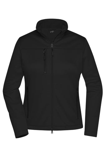 Klassische Softshelljacke im sportlichen Design aus recyceltem Polyester - Damen - JN1171
