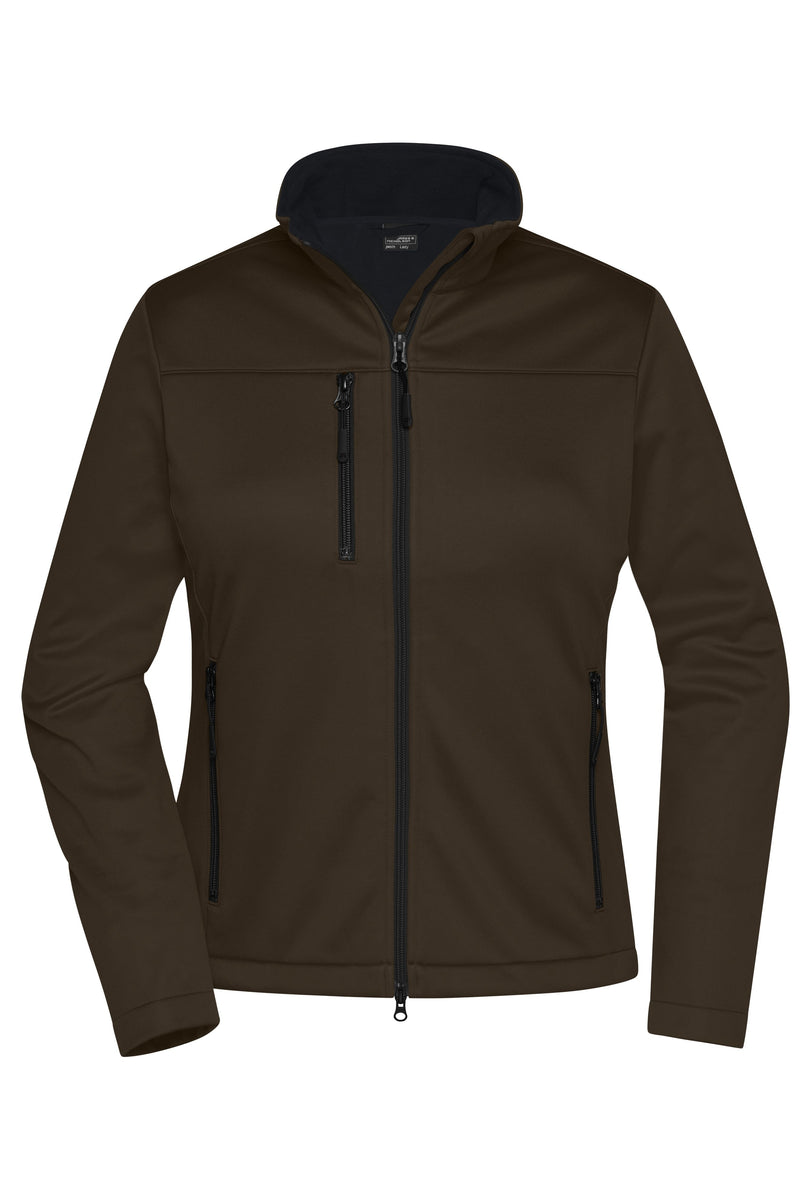 Laden Sie das Bild in Galerie -Viewer, Klassische Softshelljacke im sportlichen Design aus recyceltem Polyester - Damen - JN1171

