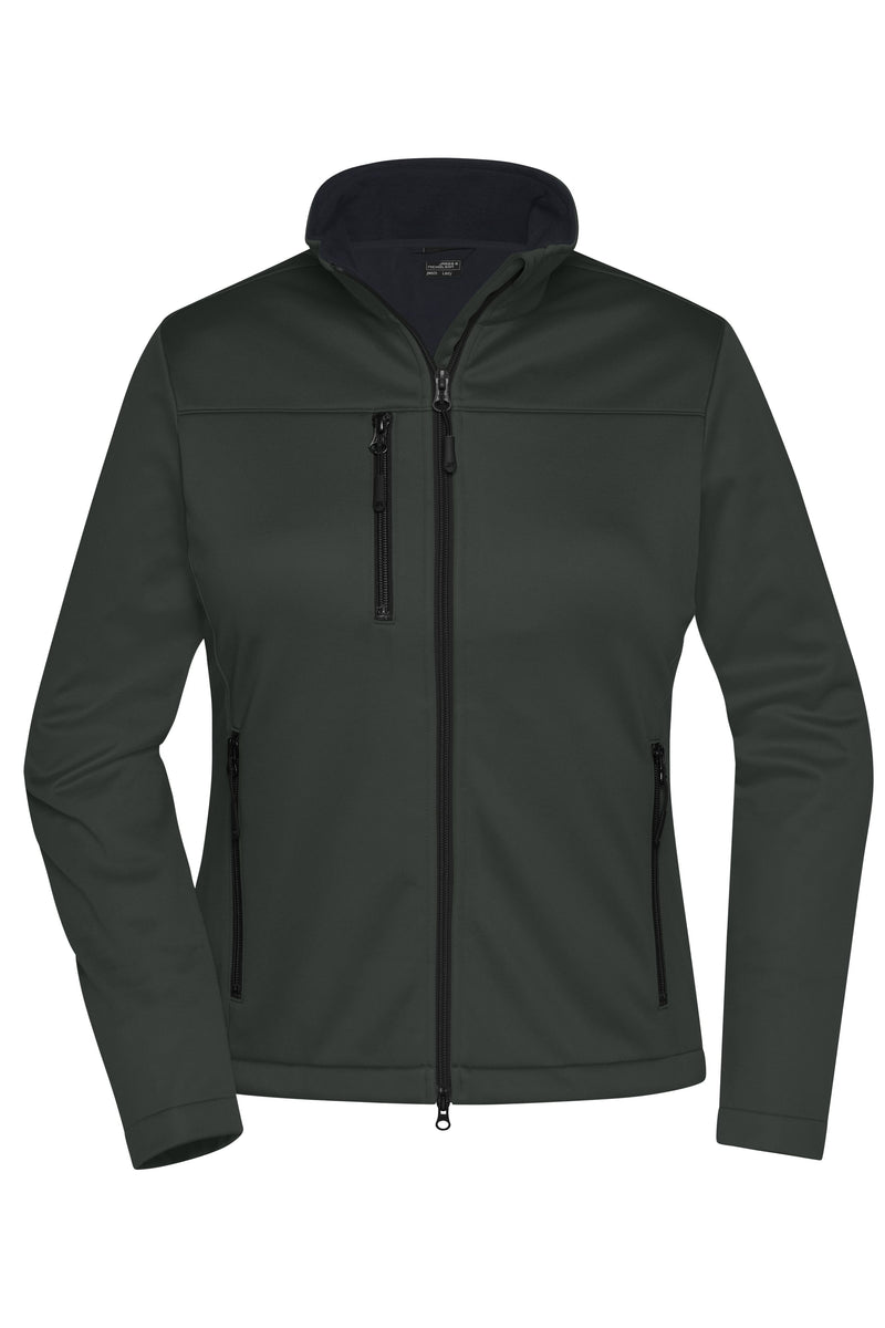 Laden Sie das Bild in Galerie -Viewer, Klassische Softshelljacke im sportlichen Design aus recyceltem Polyester - Damen - JN1171
