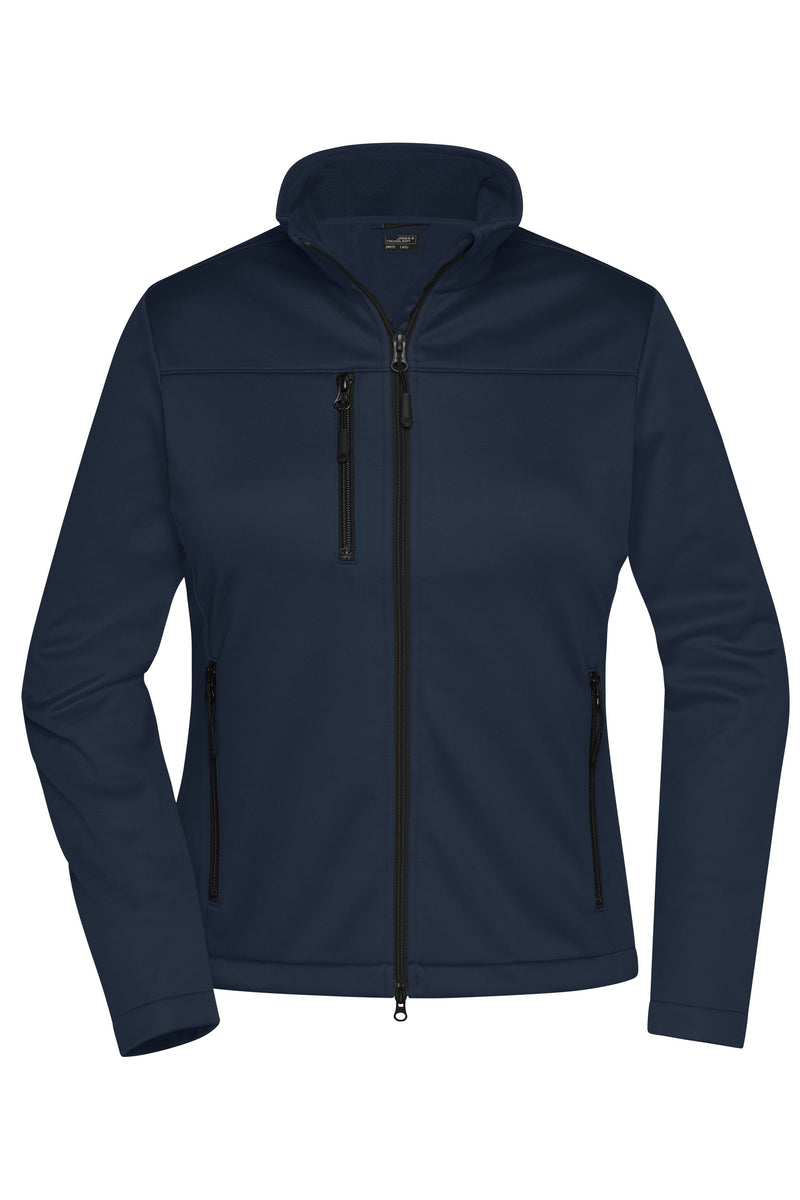 Laden Sie das Bild in Galerie -Viewer, Klassische Softshelljacke im sportlichen Design aus recyceltem Polyester - Damen - JN1171

