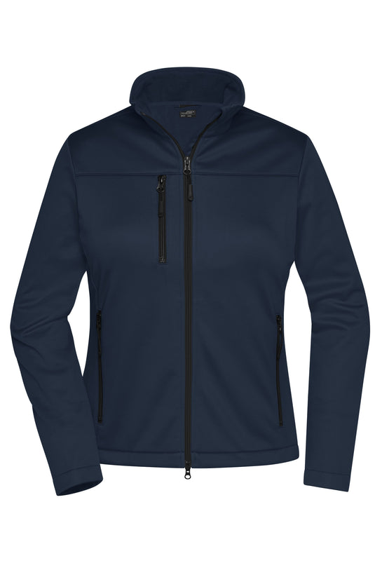Klassische Softshelljacke im sportlichen Design aus recyceltem Polyester - Damen - JN1171