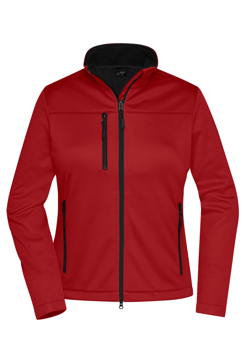 Laden Sie das Bild in Galerie -Viewer, Klassische Softshelljacke im sportlichen Design aus recyceltem Polyester - Damen - JN1171
