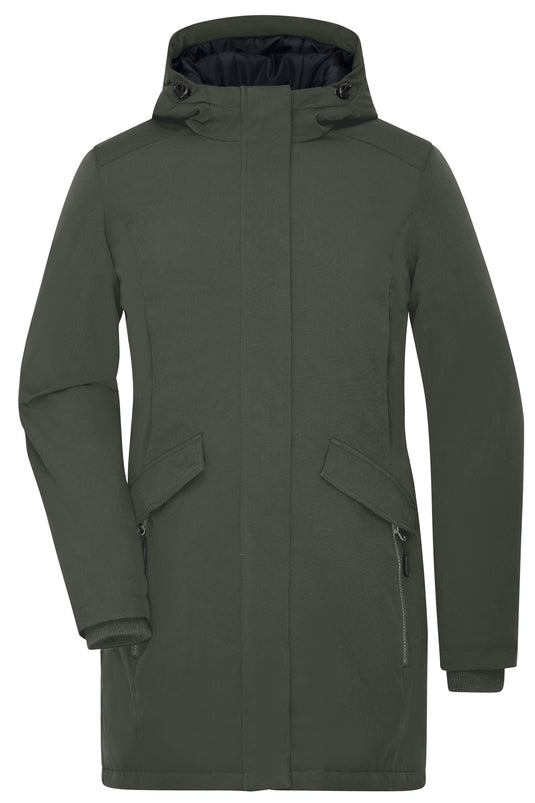 Klassischer, wattierter Parka mit angeschnittener Kapuze - Damen - JN1175