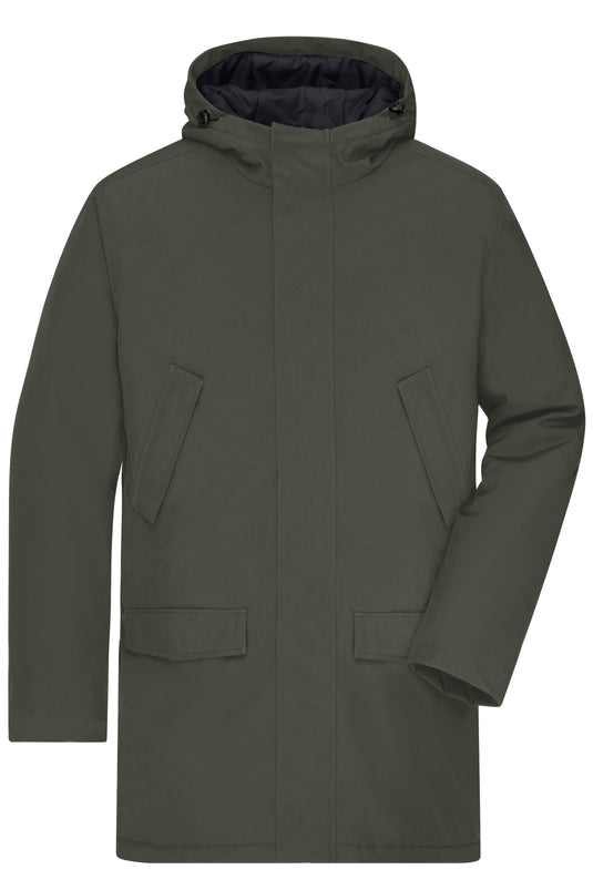 Klassischer, wattierter Parka mit angeschnittener Kapuze - Herren - JN1176