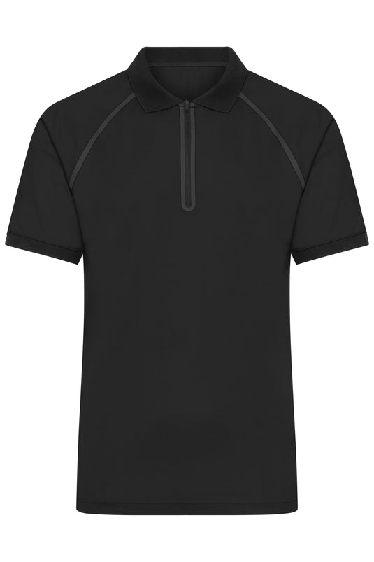 Polo mit Reißverschluss aus Funktions-Polyester für Promotion, Sport und Freizeit - JN1308