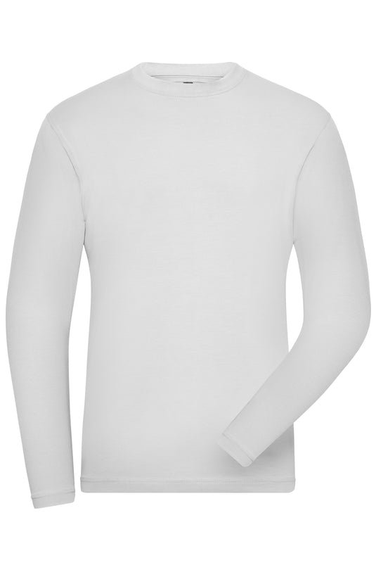 Herren Langarm Shirt aus weichem Elastic-Single-Jersey - JN1804