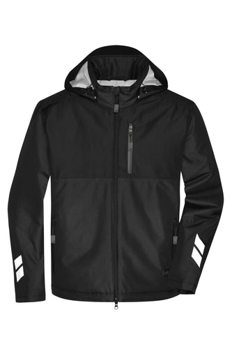 Professionelle, wattierte, wind- und wasserdichte, atmungsaktive Arbeitsjacke für extreme Wetterbedingungen - JN1815