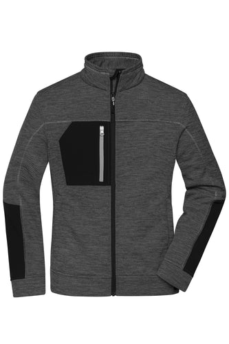 Pflegeleichte Strick-Fleecejacke für Arbeit und Freizeit - JN1817