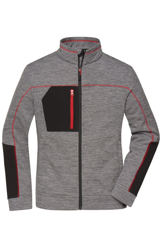 Pflegeleichte Strick-Fleecejacke für Arbeit und Freizeit - JN1817
