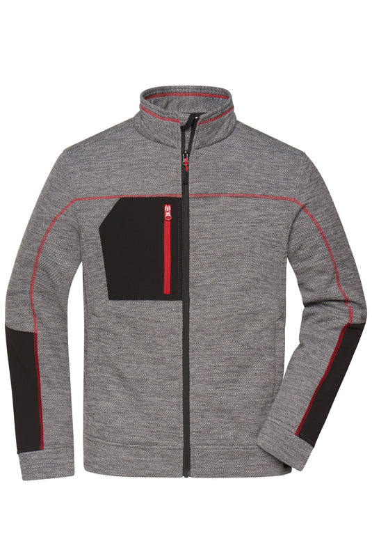 Pflegeleichte Strick-Fleecejacke für Arbeit und Freizeit - JN1818
