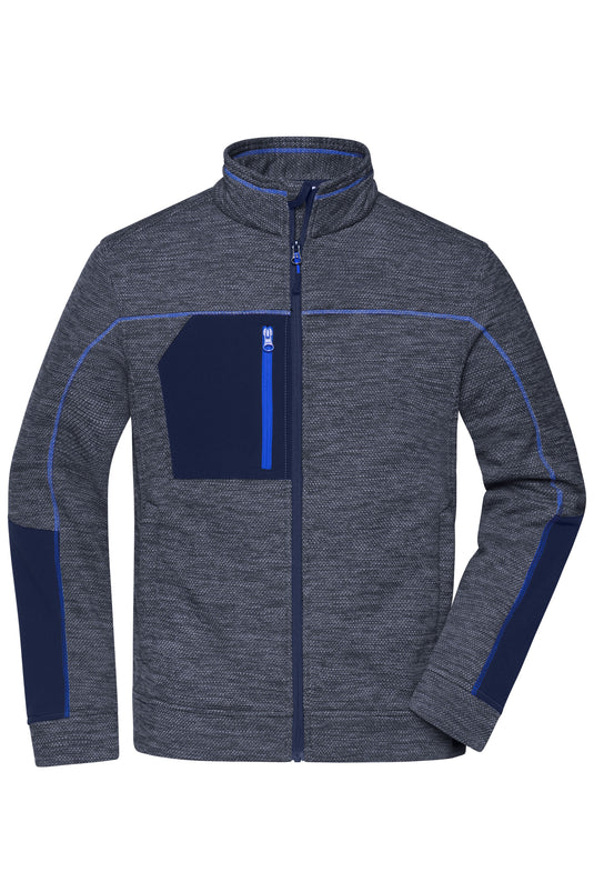 Pflegeleichte Strick-Fleecejacke für Arbeit und Freizeit - JN1818
