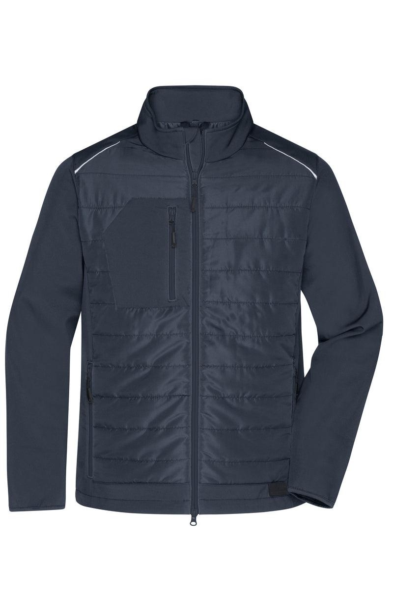 Laden Sie das Bild in Galerie -Viewer, Softshelljacke im attraktiven Materialmix - JN1820
