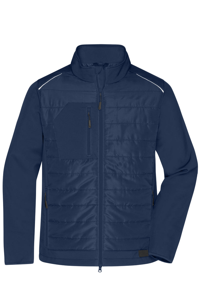 Laden Sie das Bild in Galerie -Viewer, Softshelljacke im attraktiven Materialmix - JN1820
