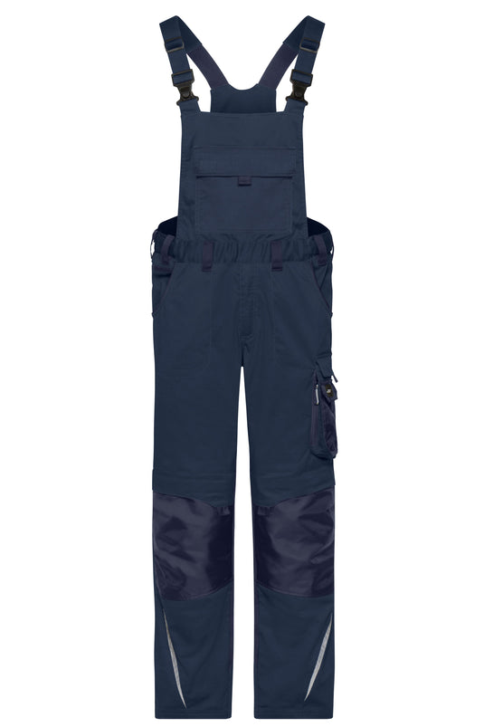 Spezialisierte Latzhose mit funktionellen Details und flexibel einstellbarem, elastischen Bund - JN1833