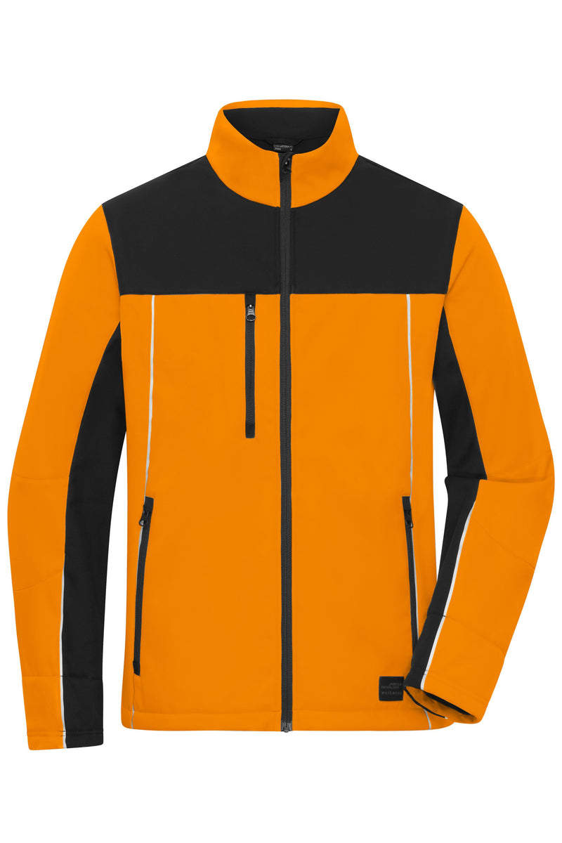 Laden Sie das Bild in Galerie -Viewer, Softshelljacke in Signalfarbe - JN1856
