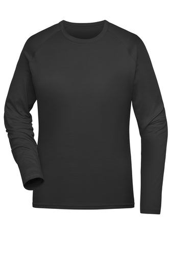 Langarm Funktions-Shirt aus recyceltem Polyester für Sport und Fitness - JN521