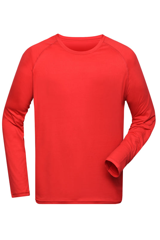 Langarm Funktions-Shirt aus recyceltem Polyester für Sport und Fitness - JN522