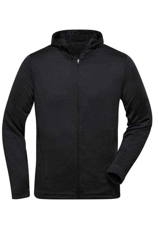 Modische Kapuzenjacke aus 100% recyceltem Polyester für Sport und Freizeit - JN532