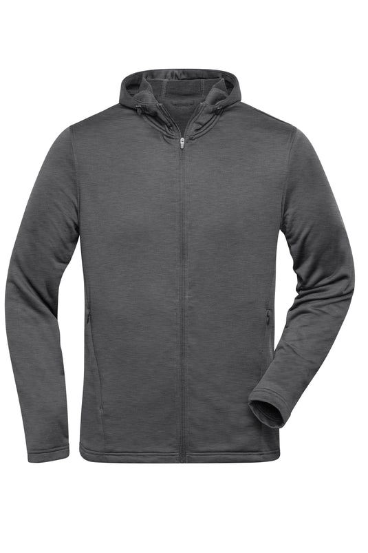 Modische Kapuzenjacke aus 100% recyceltem Polyester für Sport und Freizeit - JN532