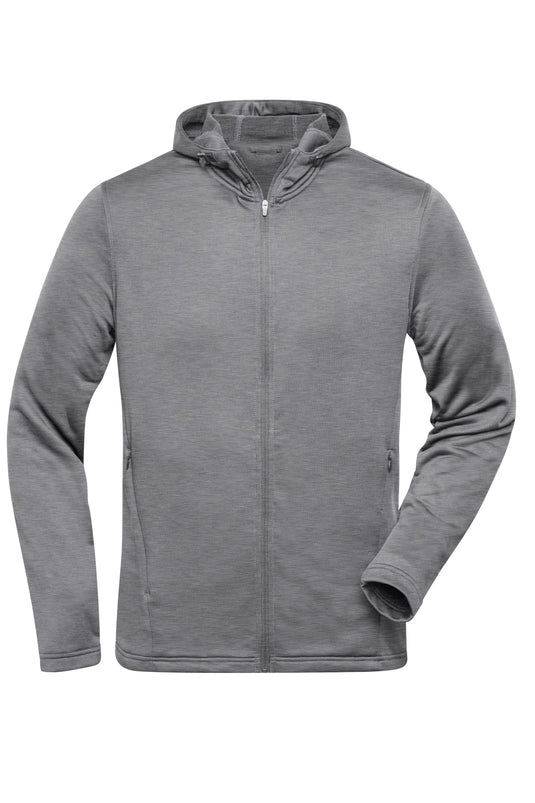 Modische Kapuzenjacke aus 100% recyceltem Polyester für Sport und Freizeit - JN532