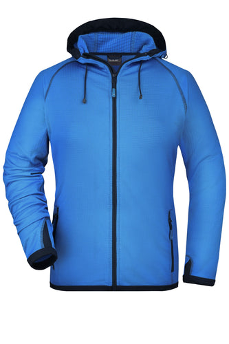 Modische Fleece Kapuzenjacke - JN570