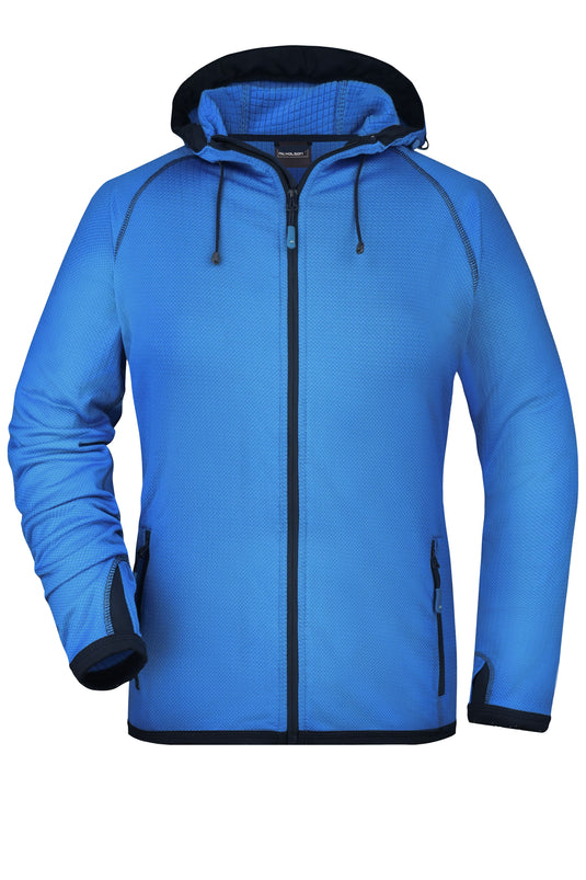 Modische Fleece Kapuzenjacke - JN570