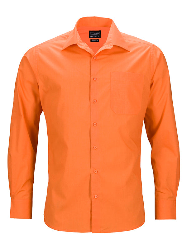 Laden Sie das Bild in Galerie -Viewer, Klassisches Shirt aus strapazierfähigem Mischgewebe - JN642
