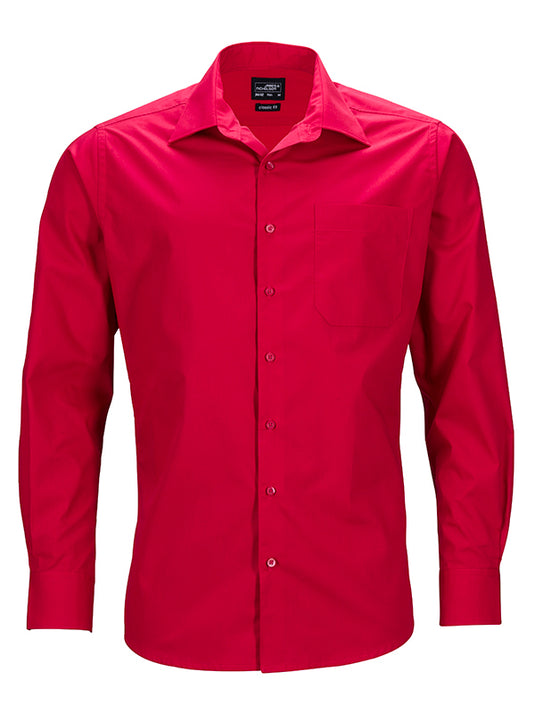 Klassisches Shirt aus strapazierfähigem Mischgewebe - JN642