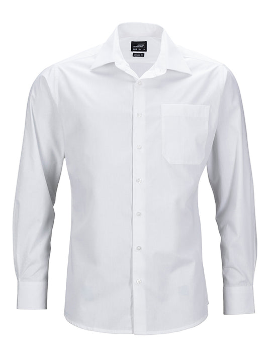 Klassisches Shirt aus strapazierfähigem Mischgewebe - JN642