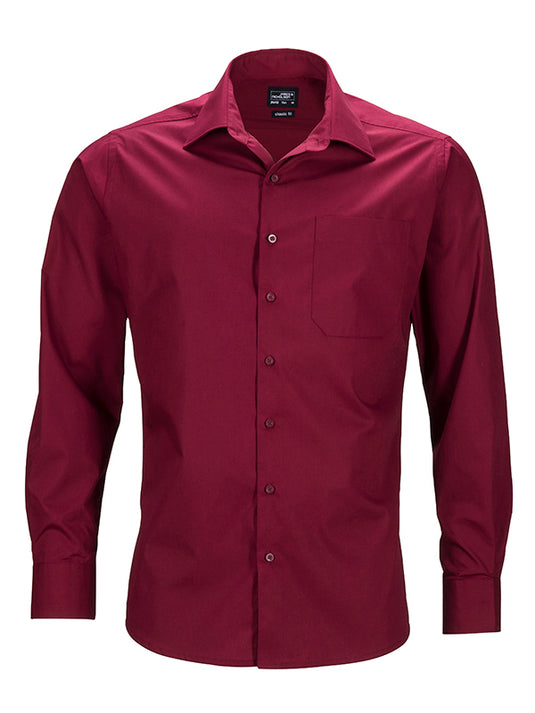 Klassisches Shirt aus strapazierfähigem Mischgewebe - JN642