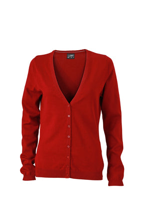 Klassische Baumwoll-Strickjacke - Damen - JN660