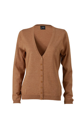 Klassische Baumwoll-Strickjacke - Damen - JN660