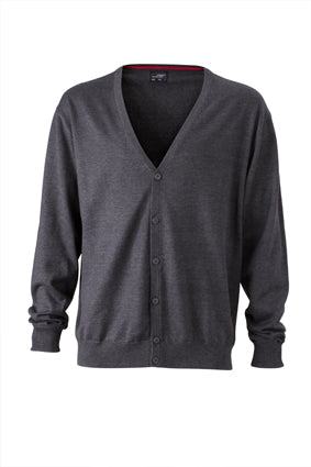 Klassische Baumwoll-Strickjacke - Herren - JN661