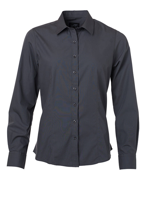 Klassisches Shirt aus pflegeleichtem Mischgewebe - JN677