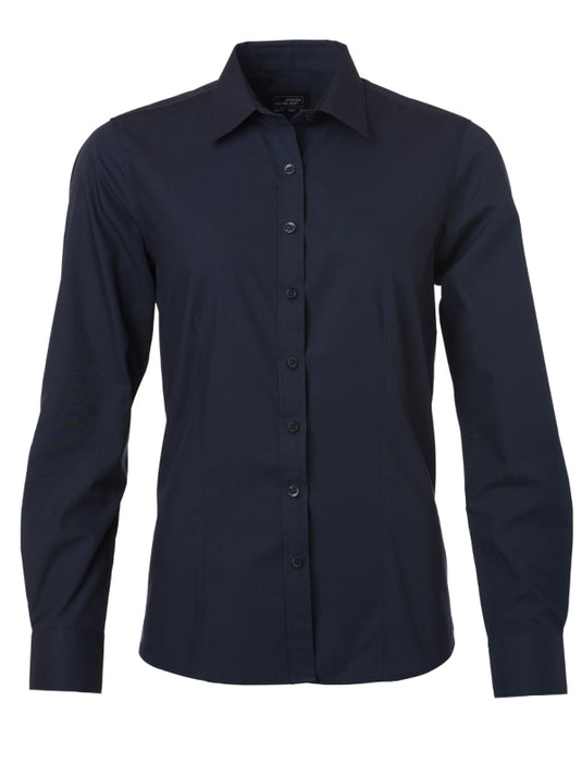 Klassisches Shirt aus pflegeleichtem Mischgewebe - JN677