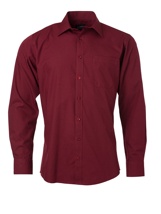 Klassisches Shirt aus pflegeleichtem Mischgewebe - JN678