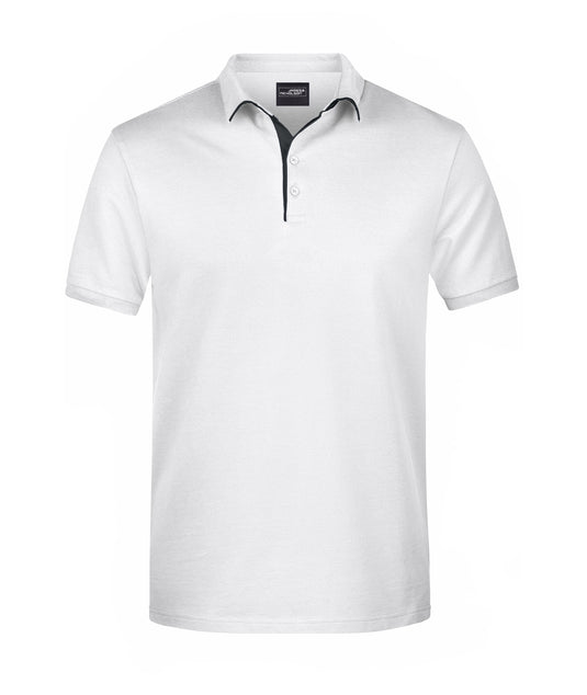 Klassisches Polo mit Kontrastelementen - Herren - JN726