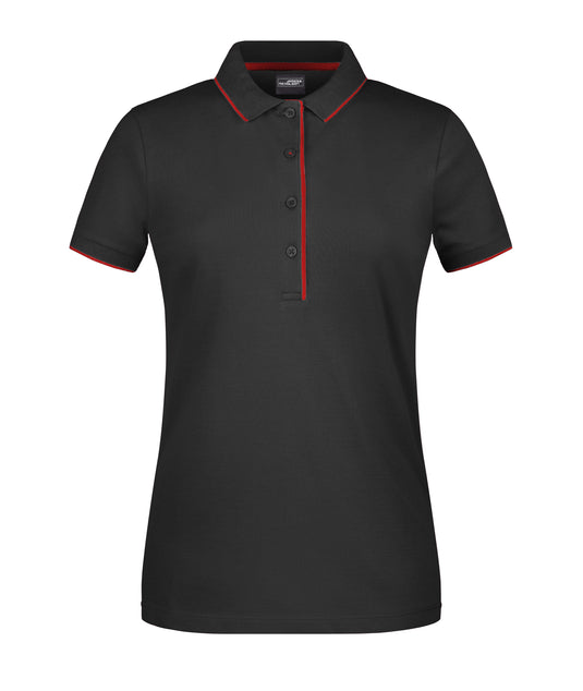 Klassisches Polo mit Kontraststreifen - Damen - JN727