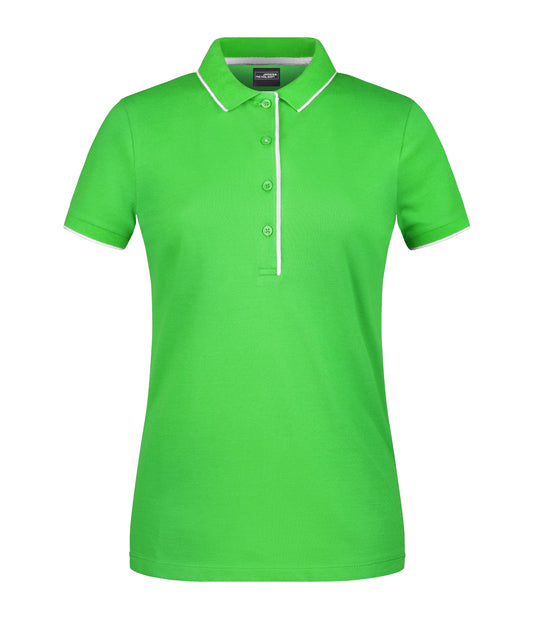 Klassisches Polo mit Kontraststreifen - Damen - JN727