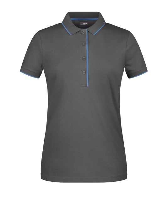 Klassisches Polo mit Kontraststreifen - Damen - JN727