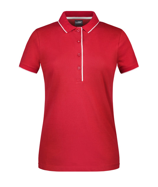 Klassisches Polo mit Kontraststreifen - Damen - JN727