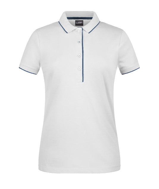 Klassisches Polo mit Kontraststreifen - Damen - JN727