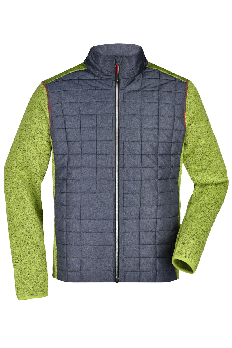 Laden Sie das Bild in Galerie -Viewer, Strickfleecejacke im stylischen Materialmix - JN742
