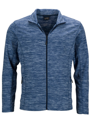 Herren Fleecejacke in modischer Melange-Optik - JN770