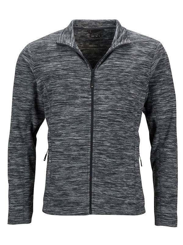 Laden Sie das Bild in Galerie -Viewer, Herren Fleecejacke in modischer Melange-Optik - JN770
