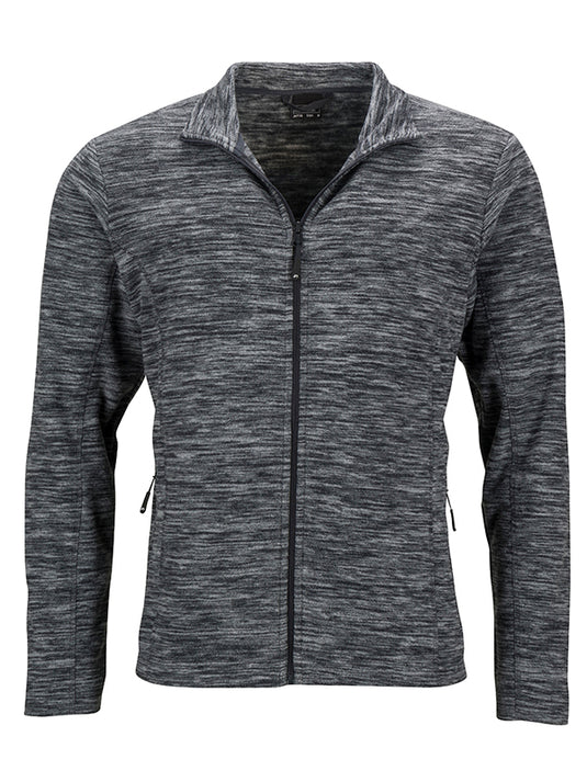 Herren Fleecejacke in modischer Melange-Optik - JN770