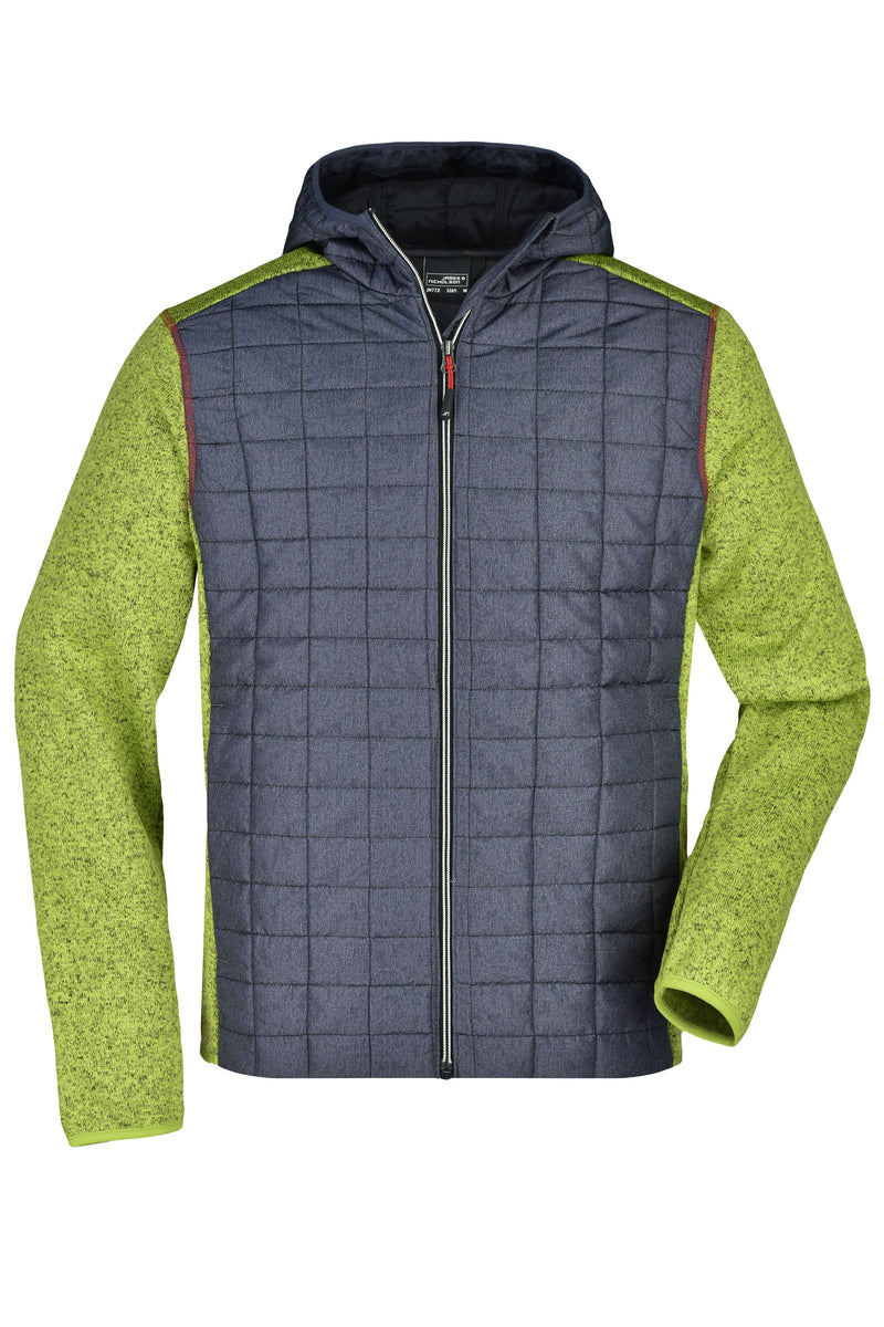 Laden Sie das Bild in Galerie -Viewer, Strickfleecejacke im stylischen Materialmix - JN772
