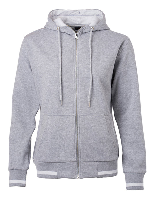 Sweat-Jacke mit Reißverschluss und Kapuze - JN775