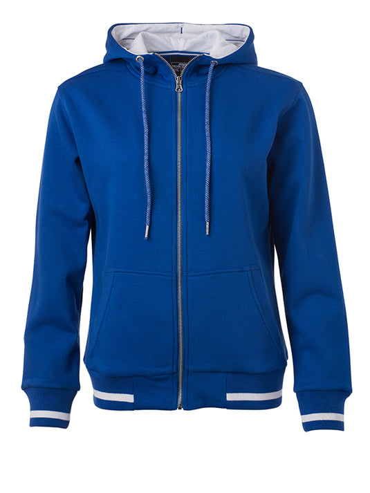 Sweat-Jacke mit Reißverschluss und Kapuze - JN775