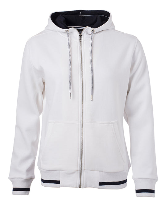 Sweat-Jacke mit Reißverschluss und Kapuze - JN775